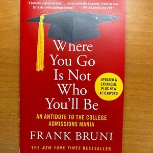 Where you go is not who you'll be Book